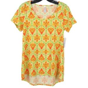 LuLaRoe - Shockingly Neon Classic T - XL